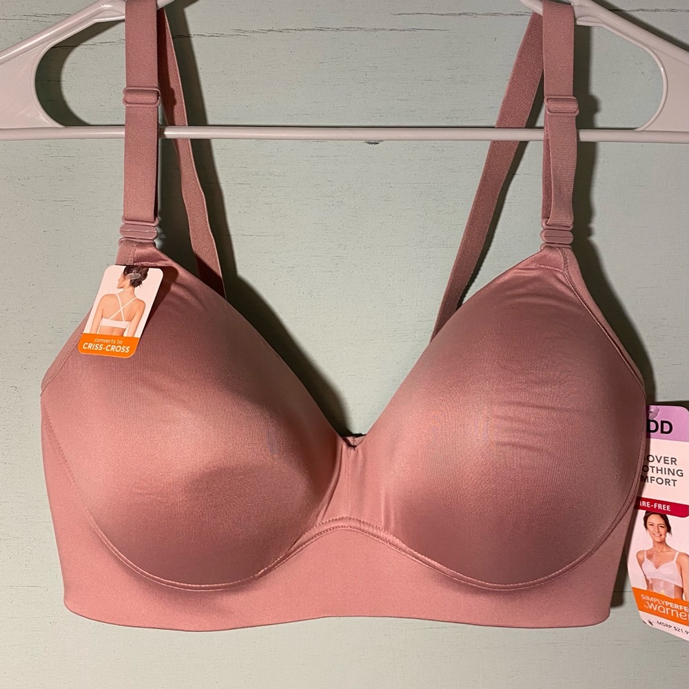 Warner's Pink T-Shirt Bra Smooth Molded Cups